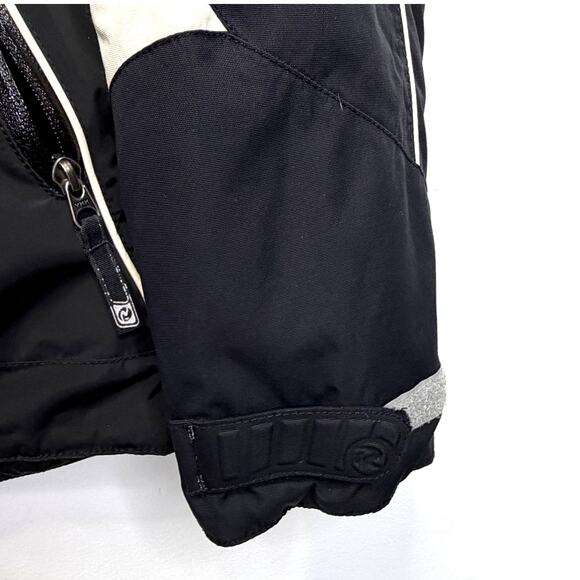 ROSSIGNOL Mens Ski Snowboard Jacket Black Insulated Waterproof Hooded Coat Large - Picture 12 of 16
